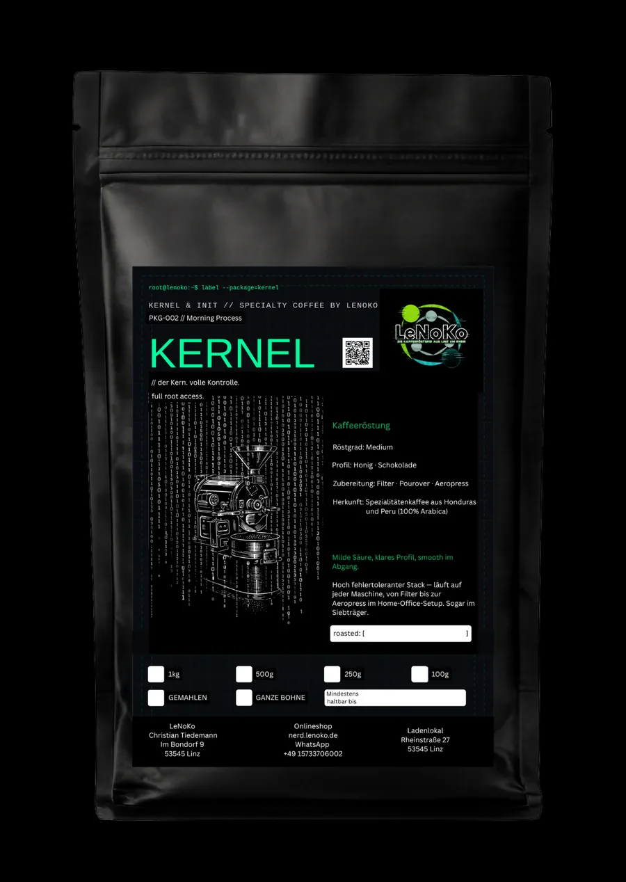 KERNEL — Kaffeeröstung von LeNoKo